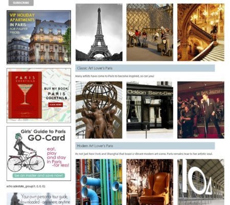 Girls Guide To Paris Itineraries Page