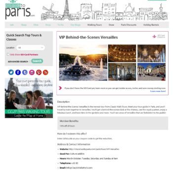 Girls Guide To Paris Tour Detail