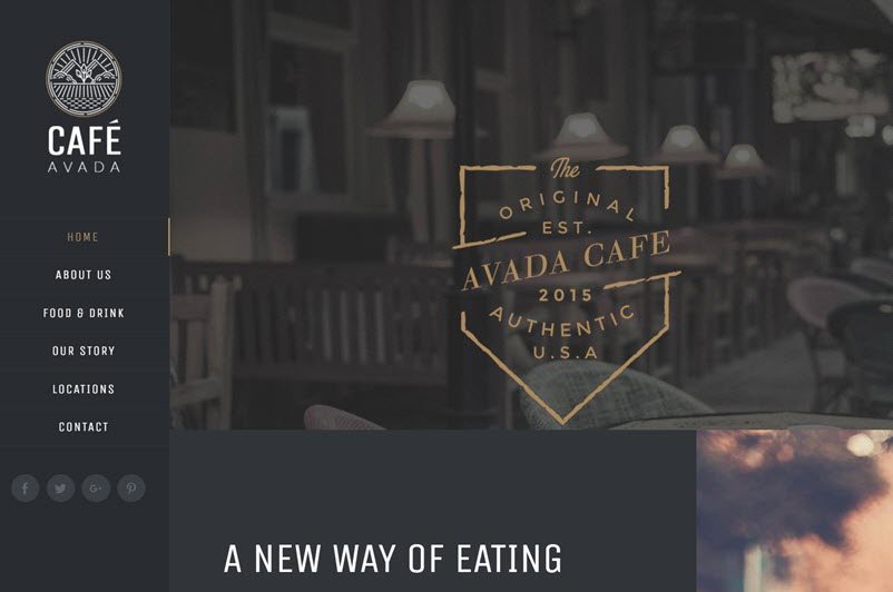 Cafe Restaurant Website